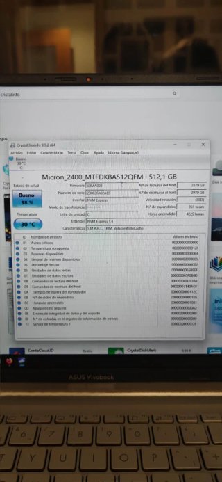 SSD Micron 2400 512GB NVMe