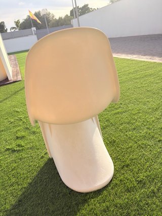Set de 6 Sillas de Jardín Blancas
