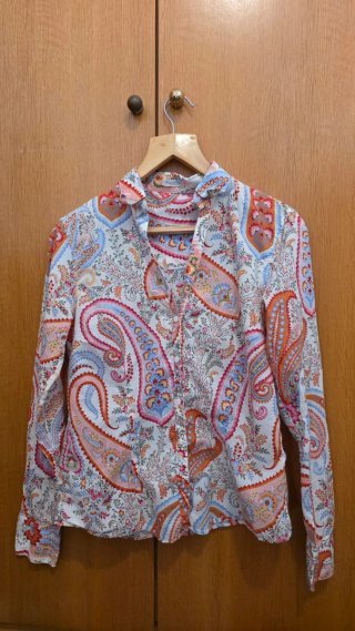 Camisa Paisley y Floral Multicolor