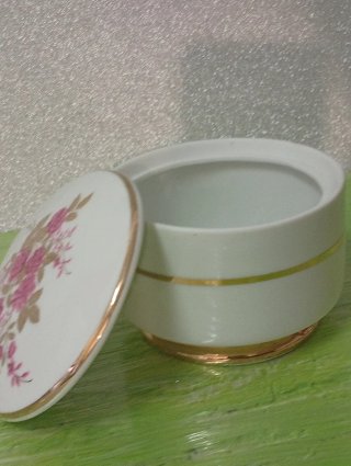 Joyero Vintage Sambo porcelana 7x10cm aprox