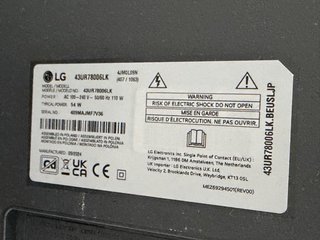 Televisor LG 43 Pulgadas