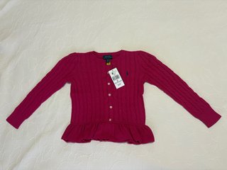 Chaqueta Polo Ralph Lauren niña rosa fucsia