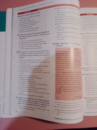 Llengua catalana i literatura, 1 bachillerato