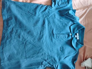 2 Polos Lacoste Mujer Talla S Azul