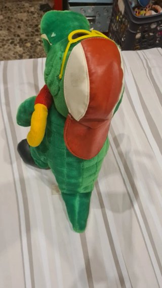 Peluche Cocodrilo con Gafas y Bufanda