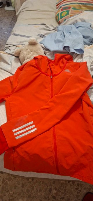 Chaqueta Cortavientos adidas Roja