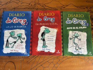 Lote 3 libros Diario de Greg – Jeff Kinney