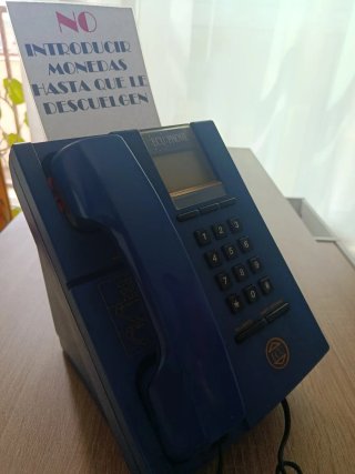 Teléfono Público Ecu-Phone Azul