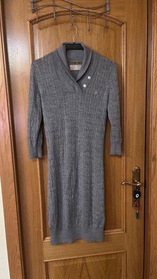 Vestido de punto gris Pedro del Hierro