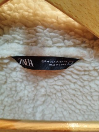 Chaqueta Estilo Aviador Beige negociable