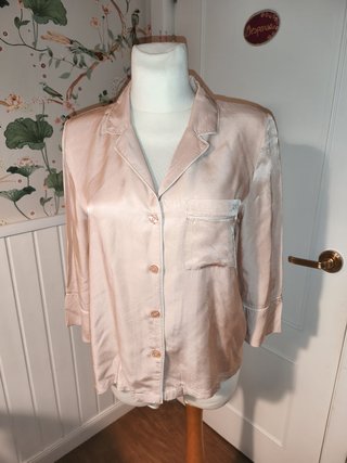 Camisa Estilo Pijama Rosa
