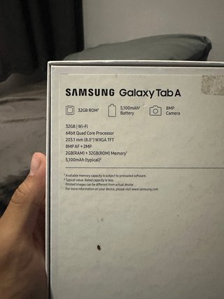 Tablet Samsung Tab A Plateada