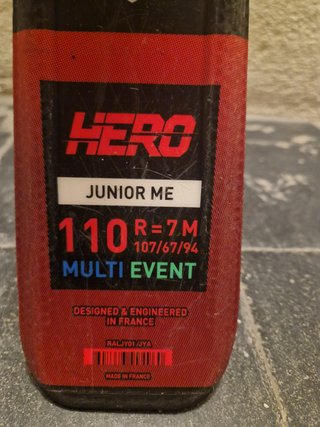 Esquís Rossignol Hero Junior 110 cm