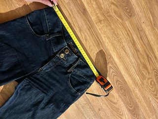 Pantalón Jean Vintage Tiro Bajo Azul oscuro