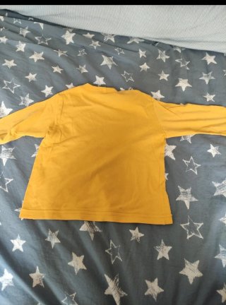 Camiseta Benetton Amarilla 12-18 Meses