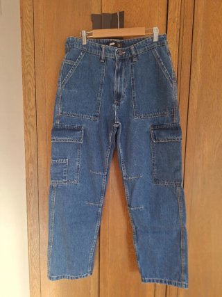 Pantalón Vaquero Cargo Pull&Bear
