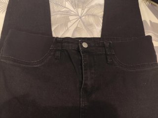 Pantalones premamá vaqueros y negros