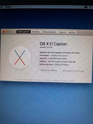 MacBook Air 13″ 2015