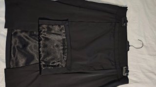 Falda negra elegante