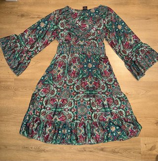 Vestido de Seda Estampado