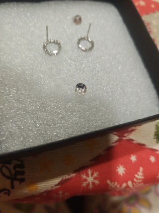Pendientes de Aro con Piedras de Colores