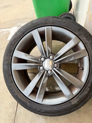 4 Llantas Seat León MK1 FR 2005 Pintadas Gomas nue