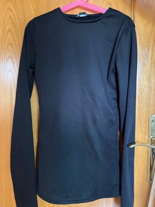 Camiseta térmica negra New Yorker Talla S