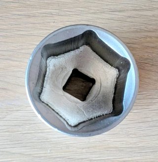 Set de 2 Vasos Hexagonales 32mm y 36mm