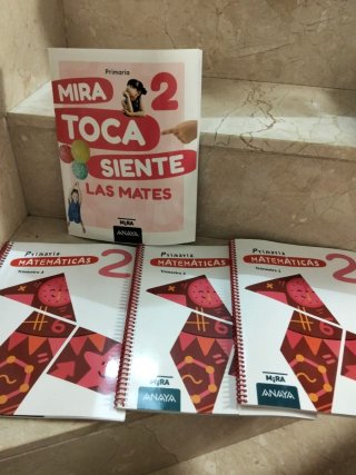 Libros Matemáticas Mira 2 Primaria Anaya