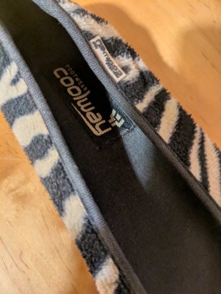 Zapatos Coolway Estampado Cebra de peluche