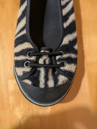 Zapatos Coolway Estampado Cebra de peluche