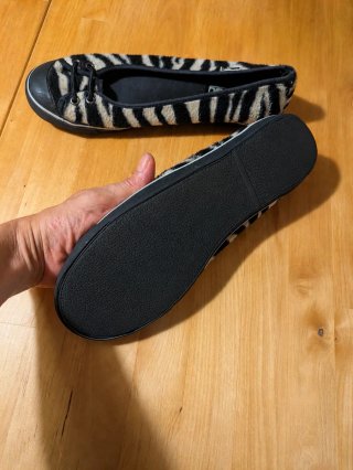 Zapatos Coolway Estampado Cebra de peluche