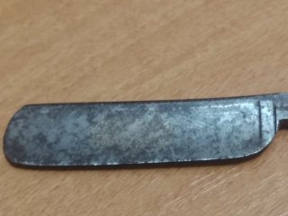 Navaja de afeitar antigua, cre-haan, alemana