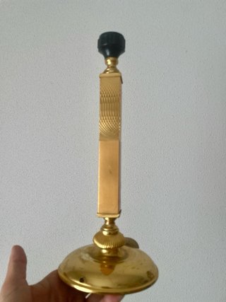 Pie de Lámpara Vintage Dorado