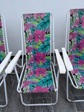 Set de 5 Sillas Hamacas para Jardín