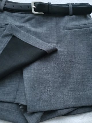 Falda pantalón niña gris talla S