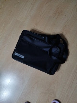 Maletín Tech Air Negro Tela y Polipiel