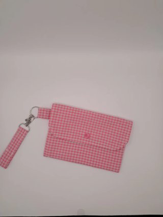 Estuche, monederos, lanyard y llavero hecho a mano