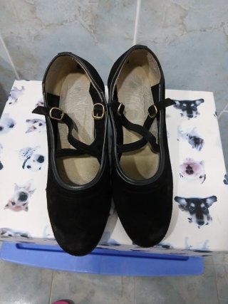 Zapatos de Flamenca Negros