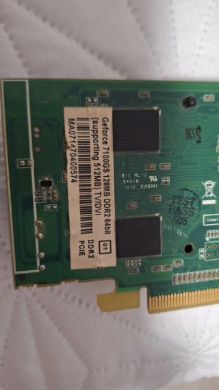 Tarjeta Gráfica Nvidia Geforce 7100GS 128MB