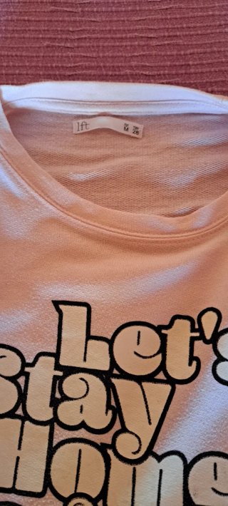 Sudadera Lefties rosa Let's Stay Home