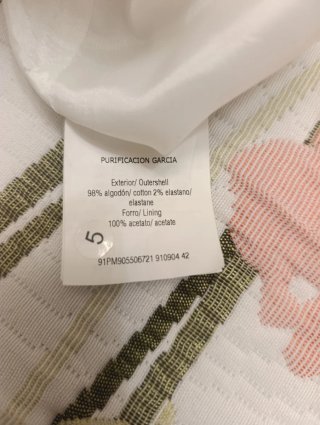 Vestido Purificación García Talla 42
