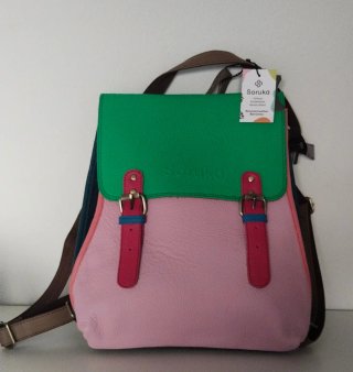 Mochila Bolso de Cuero Soruka