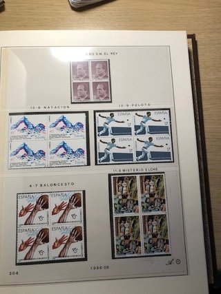 Colección de sellos de España 1983-1989