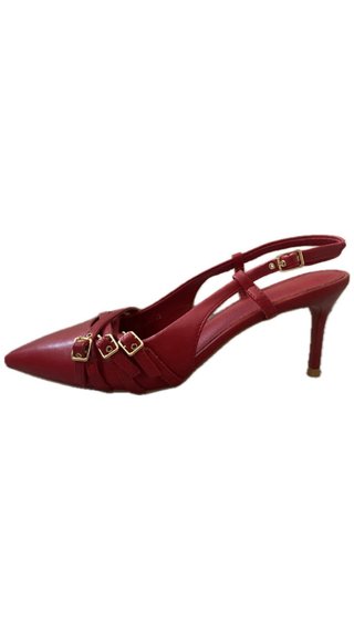 Tacones Kitten Rojos