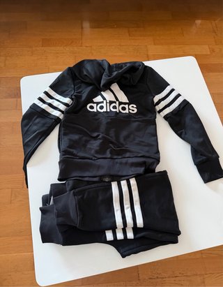 Abbigliamento sportivo adidas Nero e Bianco (9-10 anni)