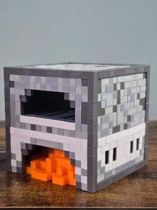 Candeeiro Minecraft Fornalha