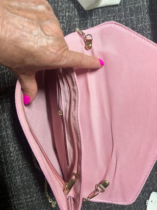 Bolso de fiesta rosa