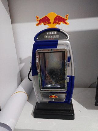 Mini Nevera Red Bull Tipo Gasolinera