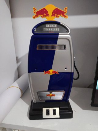 Mini Nevera Red Bull Tipo Gasolinera